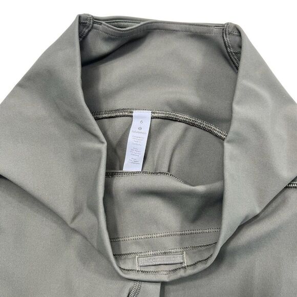 Lululemon Train Times 7/8 Pants 25" Inseam Olive Green Size 6 - Picture 6 of 8